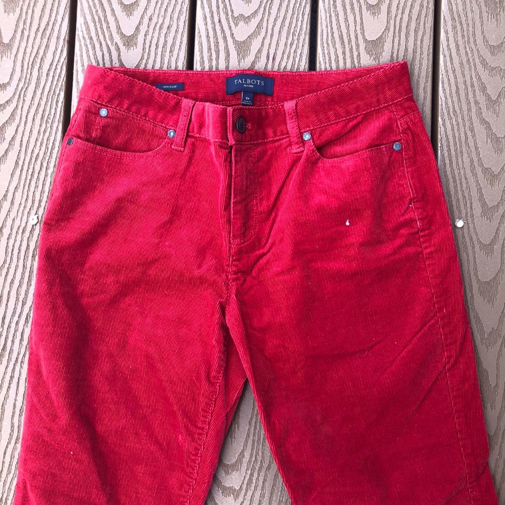 Red Corduroy Pants